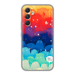 Силиконовый чехол с котиком для Motorola Edge 30 – Mew