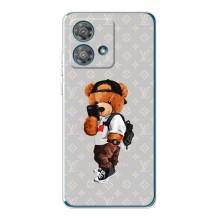Брендновые Чехлы для Motorola Edge 40 Neo - (PREMIUMPrint) (Мишка Луи)