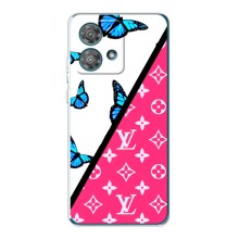 Брендновые Чехлы для Motorola Edge 40 Neo - (PREMIUMPrint) (Мода LV)