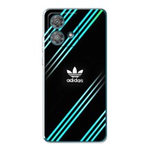 Чехлы Адидас для Motorola Edge 40 Neo (AlphaPrint) (Адидас с полосами)