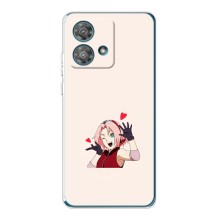 Чехлы Персонажи Аниме Наруто для Motorola Edge 40 Neo (AlphaPrint) (Лайк Сакура)