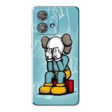 Чехлы для Motorola Edge 40 Neo - Bearbrick Louis Vuitton (PREMIUMPrint) (Плач Bearbrick)