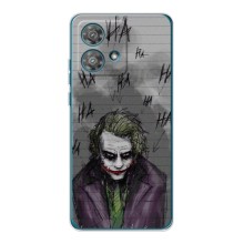 Чехлы с картинкой Джокера на Motorola Edge 40 Neo (Joker клоун)