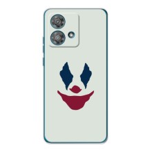 Чехлы с картинкой Джокера на Motorola Edge 40 Neo (Лицо Джокера)