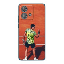 Чехлы с принтом Спортивная тематика для Motorola Edge 40 Neo – Алькарас Теннисист