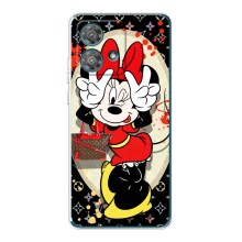 Чехол Disney Mouse Motorola Edge 40 Neo (PREMIUMPrint) (Минни peace)