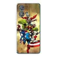 Чохол МАРВЕЛ для Моторола Едже 40 Нео (AlphaPrint) – Герої Марвел