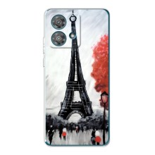 Чехол Эйфелева Башня для Motorola Edge 40 Neo - (AlphaPrint) (Башня в Париже)