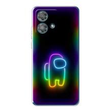 Чехол Амонг Ас для Motorola Edge 40 Neo (AlphaPrint) (Яркий скин)