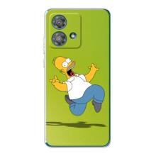 Чехол с Симпсонами для Motorola Edge 40 Neo (VPrint) (Гомер Симпсон)