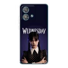 Чехлы Венсдей на Motorola Edge 40 Neo Уэнсдей (AlphaPrint) (Wednesday)