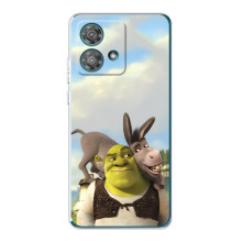 Чохол з мультфільмом Шрек на Motorola Edge 40 Neo – Шрек і осел