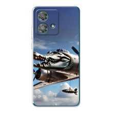 Чехол с мемом Тралалело тралала на Motorola Edge 40 Neo (Бомбардиро крокодило)