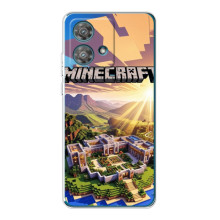 Чехол с картинками Майнкрафт для Моторола Ейдж 40 Нео – Minecraft