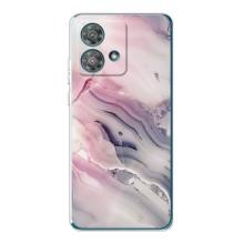 Мраморный чехол на Motorola Edge 40 Neo (VPrint) (Пурпурный Мрамор)
