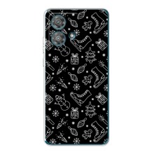 Новогодние, Праздничные Чехлы для Motorola Edge 40 Neo - 2024 год (Новогодний фон)
