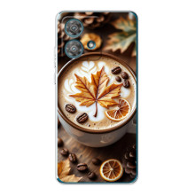 Чохол з унікальним дизайном 'Осінь з кавою' для Motorola Edge 40 Neo – Пряна кава