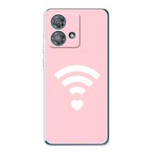Силиконовые Чехлы Любимому человеку для Motorola Edge 40 Neo – WiFi Love