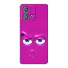 Силиконовые Чехлы (смешные стикеры) для Motorola Edge 40 Neo – Хитрая мордочка