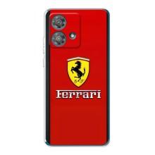 Силиконовый бампер с картинкой машины на Motorola Edge 40 Neo – Ferrari Logo
