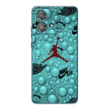 Силиконовый Чехол Nike Air Jordan на Моторола Мото едж 40 нео – Джордан Найк
