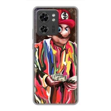Брендновые Чехлы для Motorola Edge 40 Pro - (PREMIUMPrint) (Mario LV)