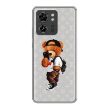 Брендновые Чехлы для Motorola Edge 40 Pro - (PREMIUMPrint) (Мишка Луи)