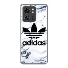 Чехлы Адидас для Motorola Edge 40 Pro (AlphaPrint) (Адидас на мраморе)
