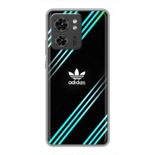 Чехлы Адидас для Motorola Edge 40 Pro (AlphaPrint) (Адидас с полосами)