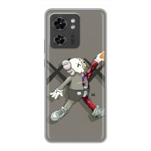 Чехлы для Motorola Edge 40 Pro - Bearbrick Louis Vuitton (PREMIUMPrint) (Беарбрик Джордан)