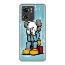 Чехлы для Motorola Edge 40 Pro - Bearbrick Louis Vuitton (PREMIUMPrint) (Плач Bearbrick)