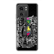 Чехлы для Motorola Edge 40 Pro - Bearbrick Louis Vuitton (PREMIUMPrint) (Стиль Bearbrick)