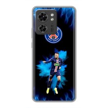 Чехлы Килиан Мбаппе для Motorola Edge 40 Pro (Мбаппе в огне)