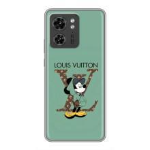 Чехлы Луи Витон для Motorola Edge 40 Pro (AlphaPrint - LOUIS VUITTON) (Микки Маус LV)