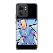 Чехлы с футболистом Ерлинг Холанд для Motorola Edge 40 Pro (AlphaPrint) (гол Эрлинг Холланд)