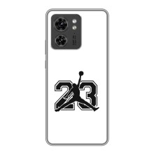 Чехлы для Motorola Edge 40 Pro - с картинкой JORDAN (AlphaPrint) (Jordan 23)