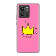 Чехол с картинкой (Стильные) для Мото Ейдж 40 Про - (AlphaPrint) (Princess)