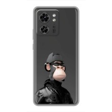 Чехлы с Обезьянами NFT для Motorola Edge 40 Pro (AlphaPrint) (стильная обезьяна NFT)