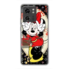 Чехол Disney Mouse Motorola Edge 40 Pro (PREMIUMPrint) (Минни peace)