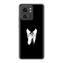 Чехол для Мото Ейдж 40 Про - (AlphaPrint) с печатью (ТОП продаж) (Стиляга)
