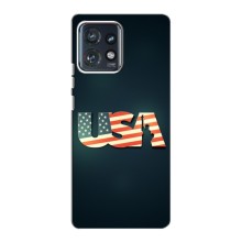 Чехол Флаг USA для Motorola Edge 40 Pro – USA