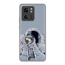Чехол NASA для Motorola Edge 40 Pro (AlphaPrint) (Космонавт фото)