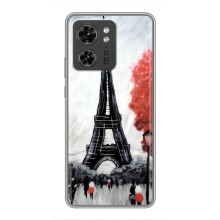 Чехол Эйфелева Башня для Motorola Edge 40 Pro - (AlphaPrint) (Башня в Париже)
