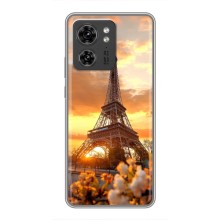 Чехол Эйфелева Башня для Motorola Edge 40 Pro - (AlphaPrint) (Солнечная башня)