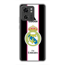 Чехол для Motorola Edge 40 Pro с принтом (Лого Real Madrid)