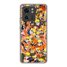 Чохли з принтом НАРУТО на Motorola Edge 40 Pro (Коллаж Наруто)