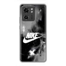 Чехол для Motorola Edge 40 Pro - с принтом Найк (AlphaPrint) (Лого Найк)