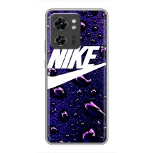 Чехол для Motorola Edge 40 Pro - с принтом Найк (AlphaPrint) (Найк принт)