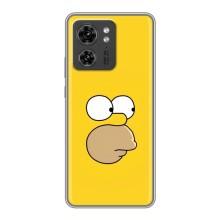 Чехол с Симпсонами для Motorola Edge 40 Pro (VPrint) (Гомер)