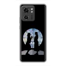Чехлы Венсдей на Motorola Edge 40 Pro Уэнсдей (AlphaPrint) (комната Уэнздей)